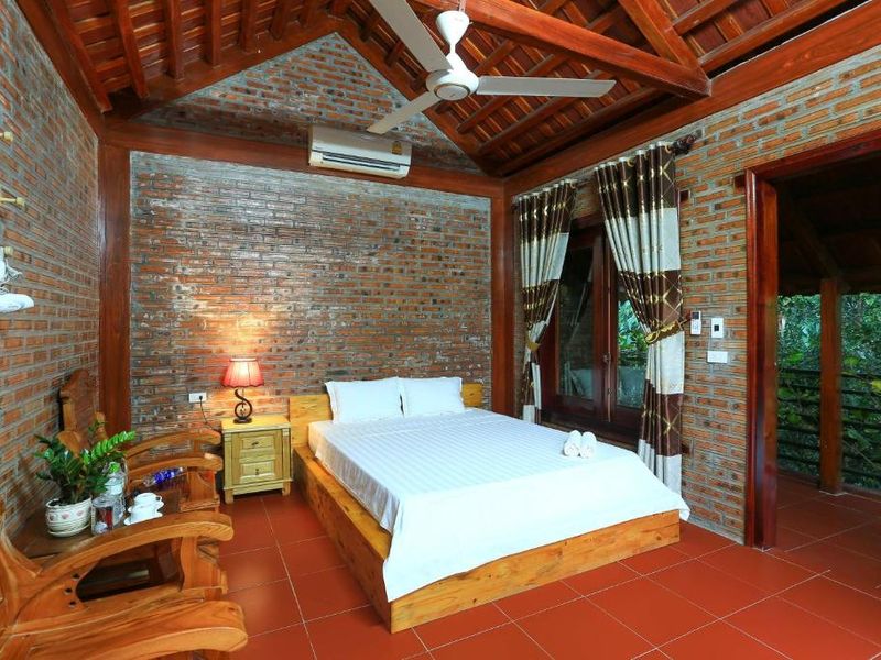 deluxe bungalow garden view ninh binh family homestay