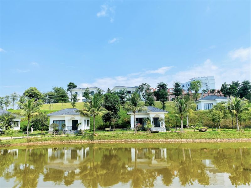 justfly lakeside villa glory resort son tay