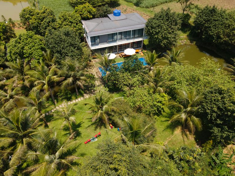 justfly villa 18 tan view bungalow villa homestay ba vi ha noi