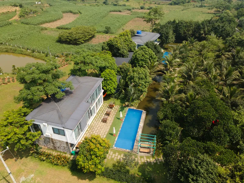 justfly villa 20  tan view bungalow villa homestay ba vi ha noi