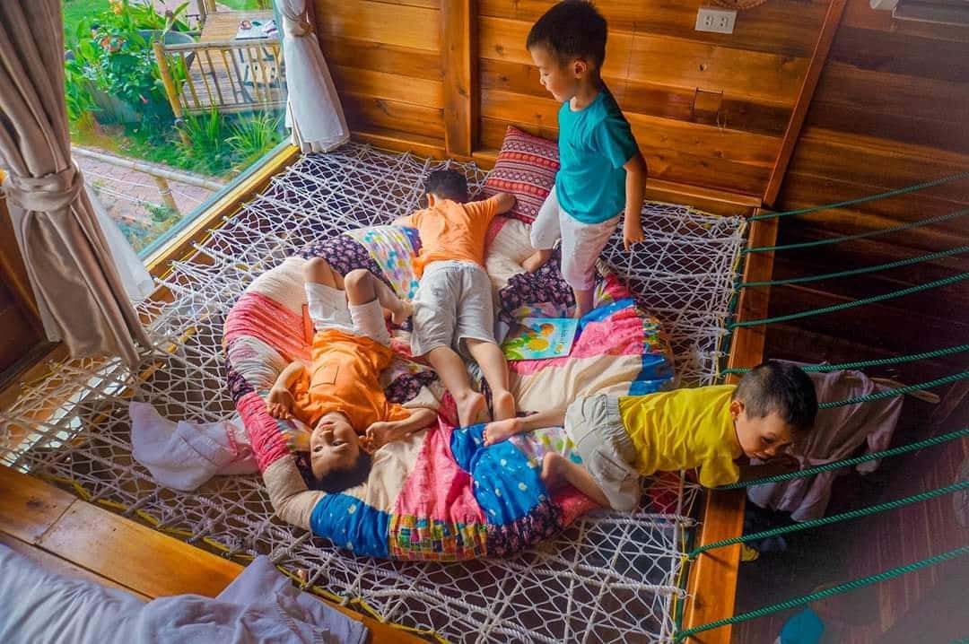 justfly trang an lamia bungalow wooden bungalow family ninh binh