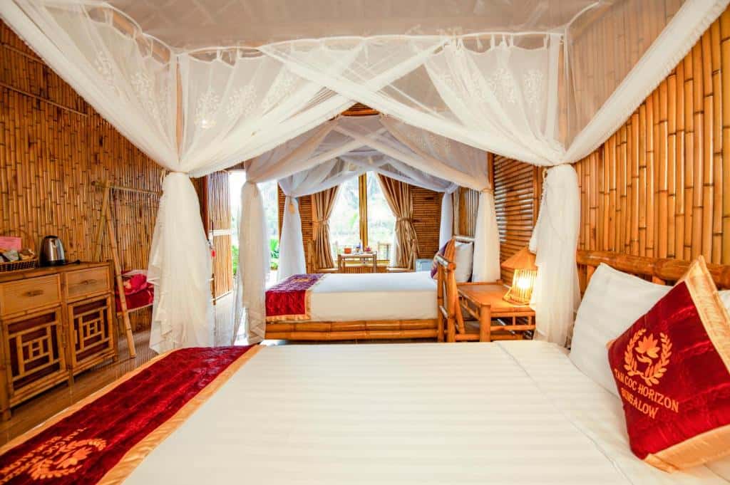justfly deluxe triple garden view tam coc horizon bungalow