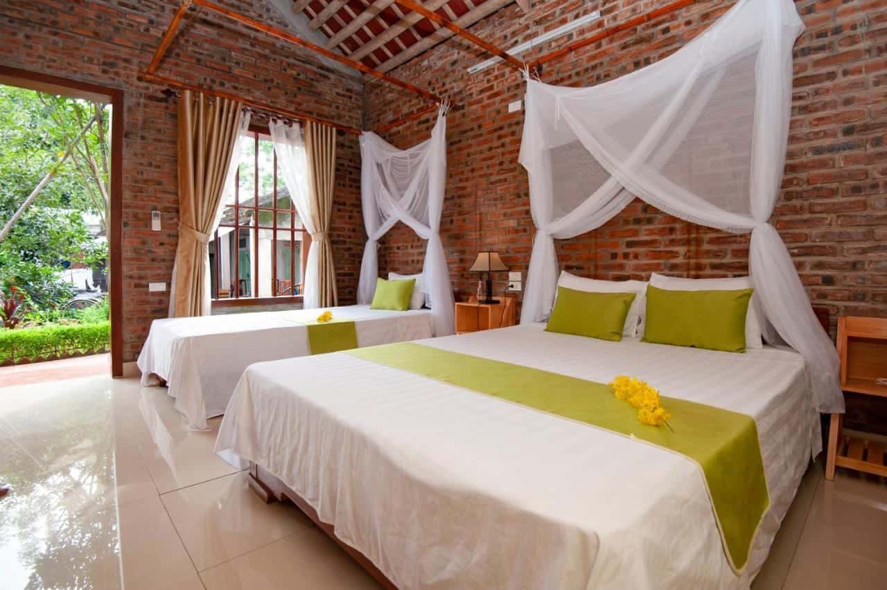 justfly deluxe bungalow tam coc lake view homestay ninh binh