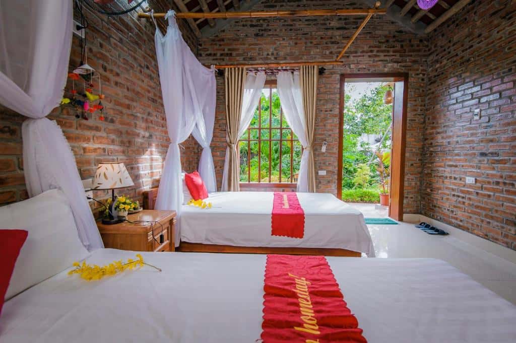 justfly deluxe bungalow tam coc lake view homestay ninh binh