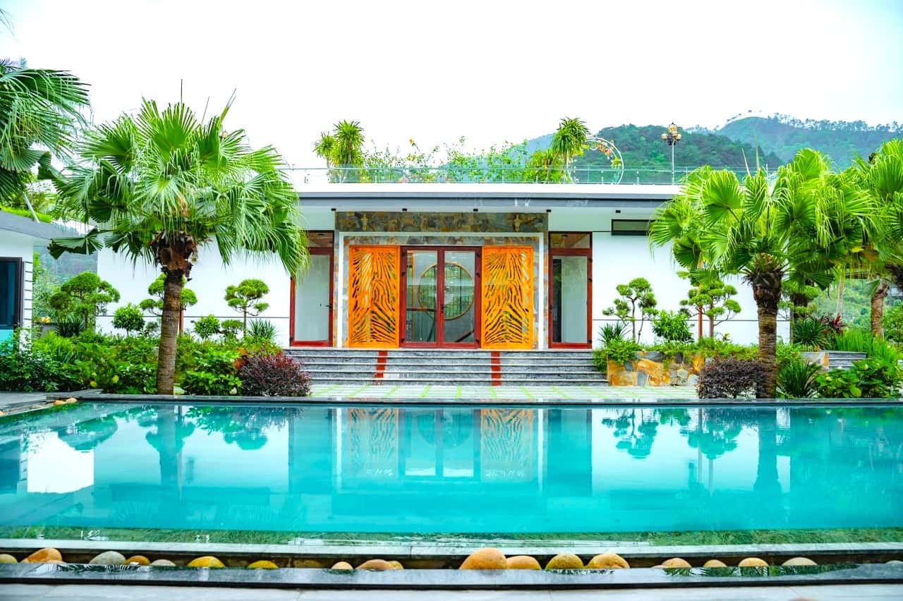 位于Sóc Sơn Đồng Đò湖的Đào Hoa Viên整区 — 照片 9