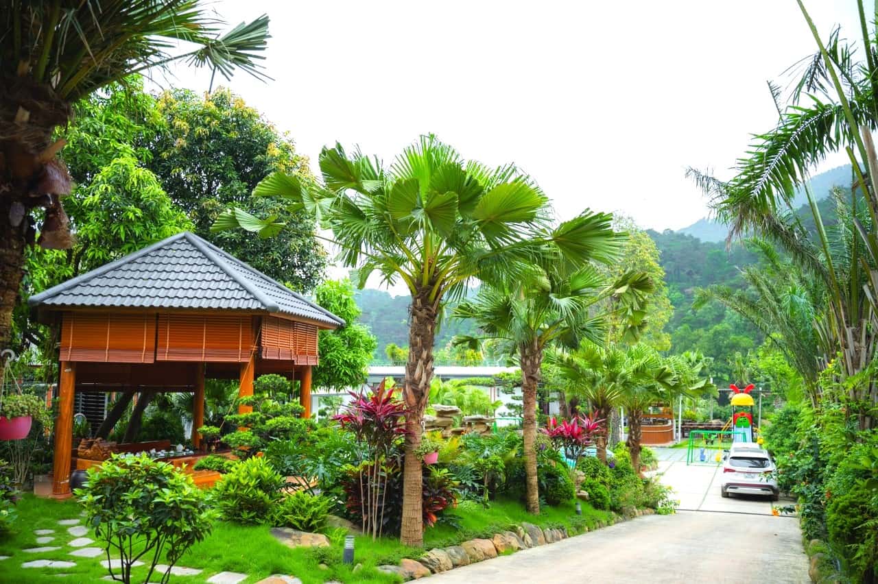 位于Sóc Sơn Đồng Đò湖的Đào Hoa Viên整区 — 照片 13