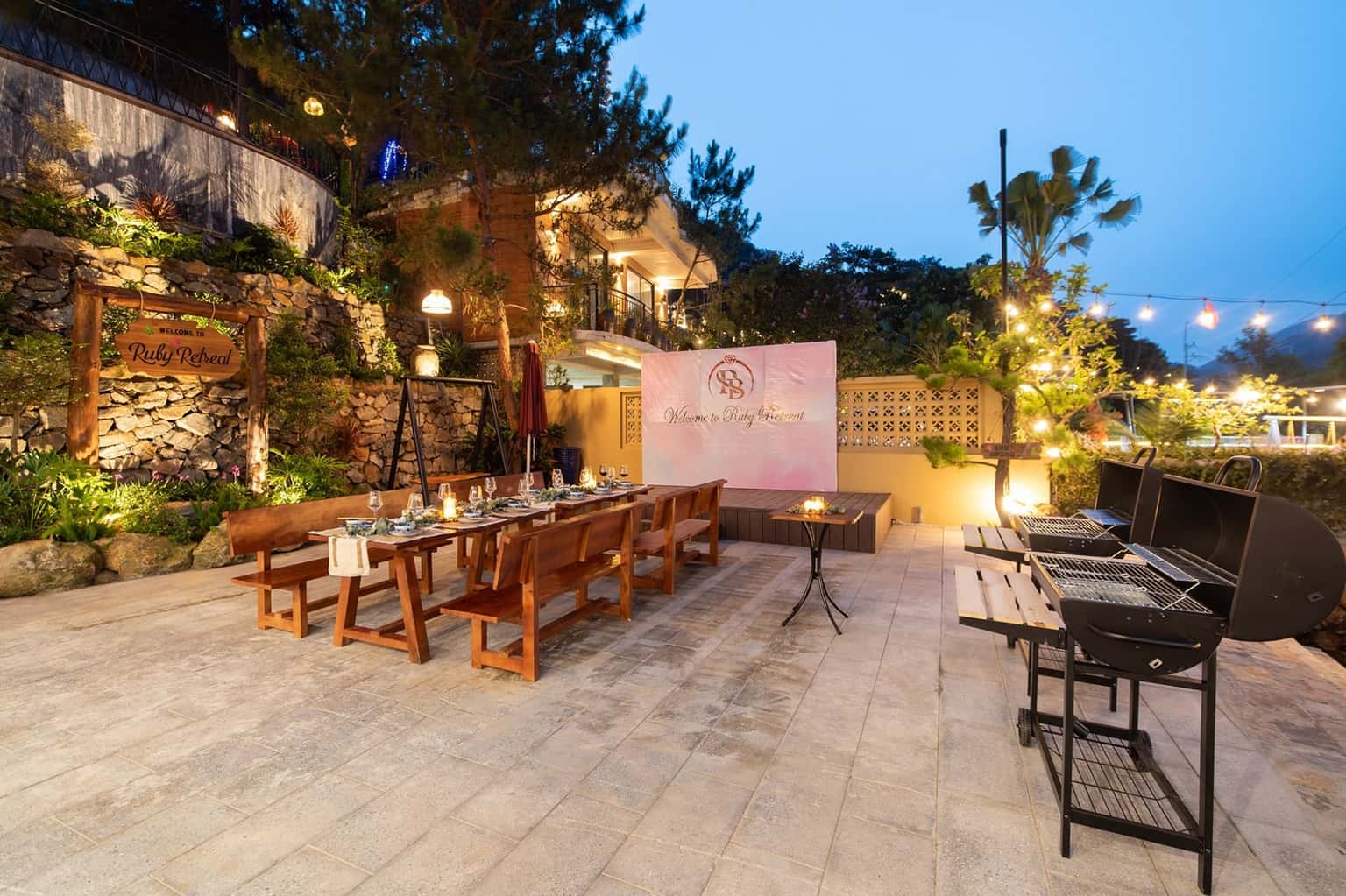 BBQ area