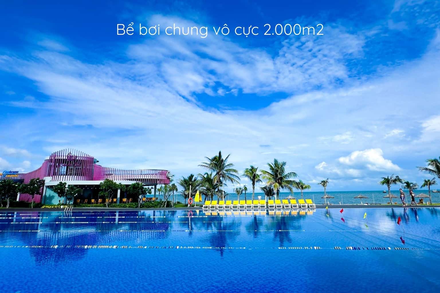 Shared resort-wide pool