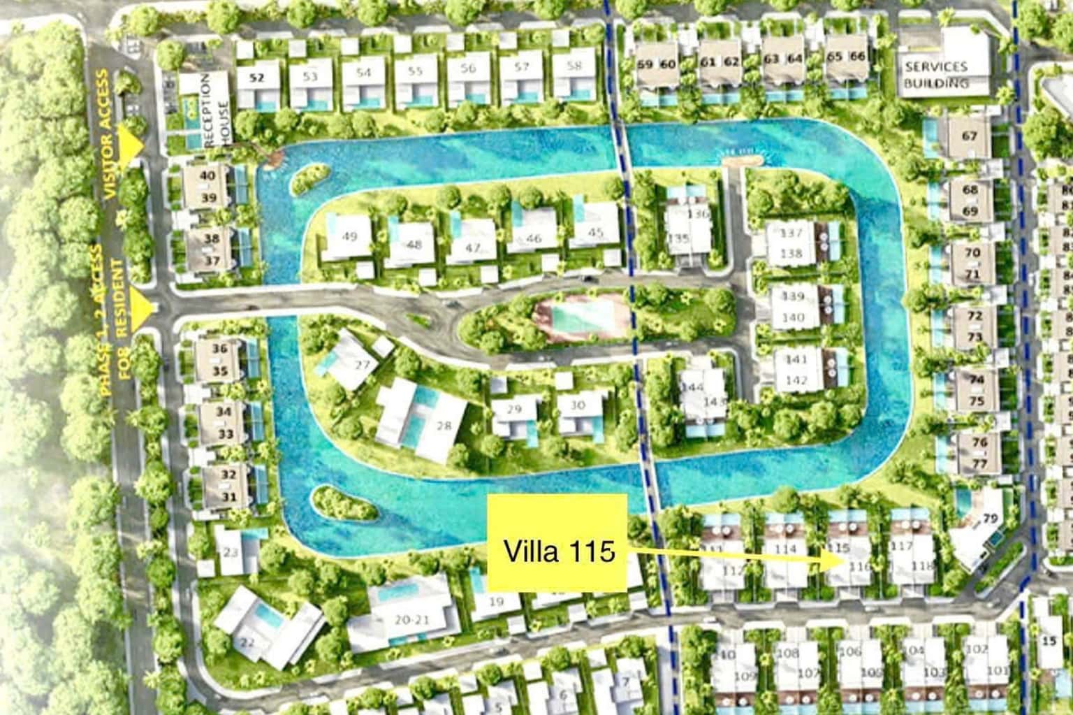 Villa 115 (view sông) - Sanctuary Hồ Tràm, Vũng Tàu — ảnh 7