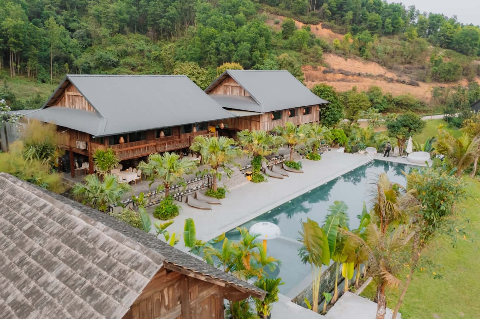 Nhà Sàn Lớn（Thung Mây Resort），位于Vân Hòa, Ba Vì — 照片 2
