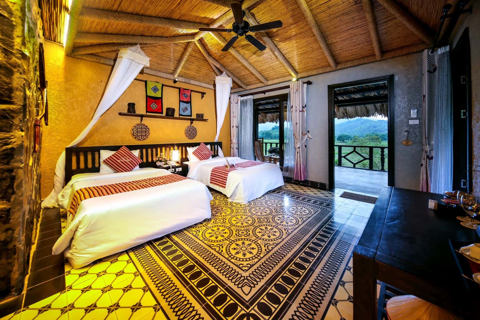 Phòng Deluxe 40 m2, Mai Chau Ecolodge — ảnh 3