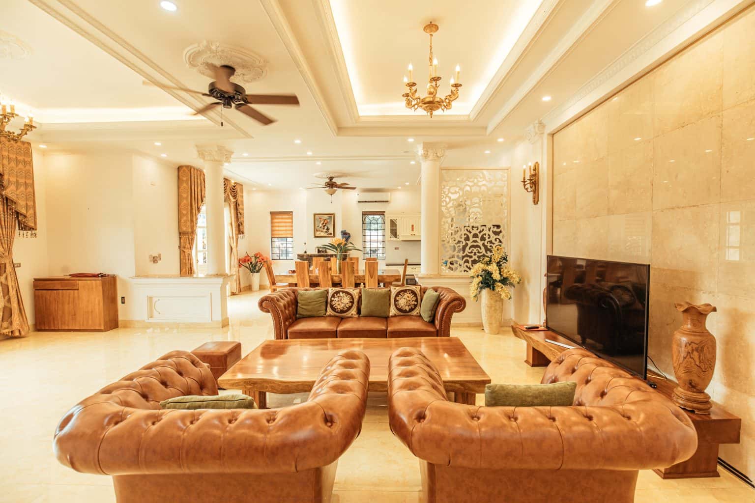 phong khach villa 1 le farm homestay ba vi ha noi 