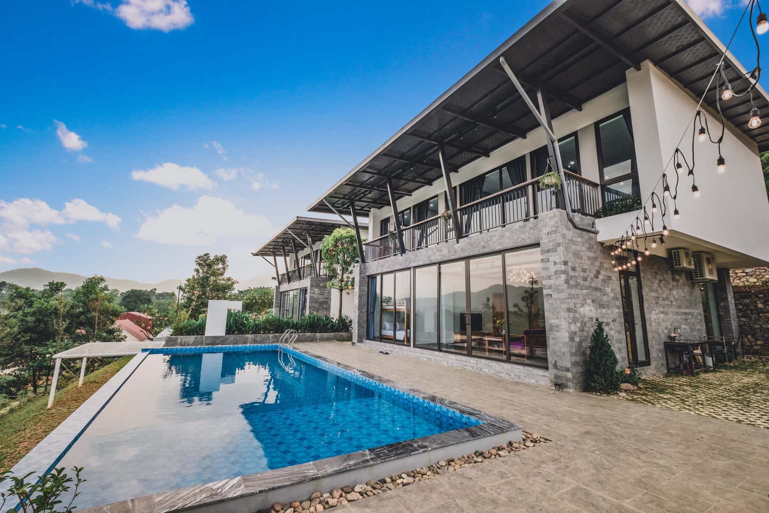 khuon vien flamenco villa de montana homestay ba vi ha noi 
