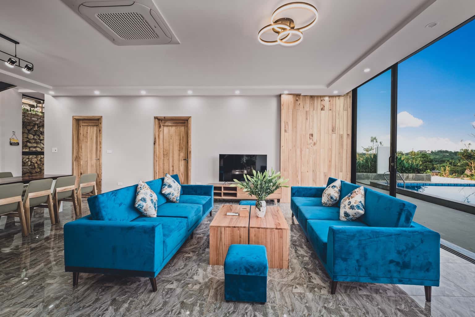 phong khach tango villa de montana homestay ba vi ha noi 