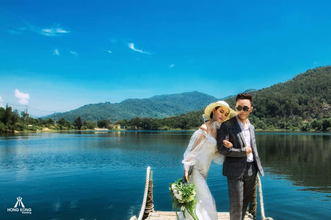 ho da xanh diem chup anh cuoi vung tau dep