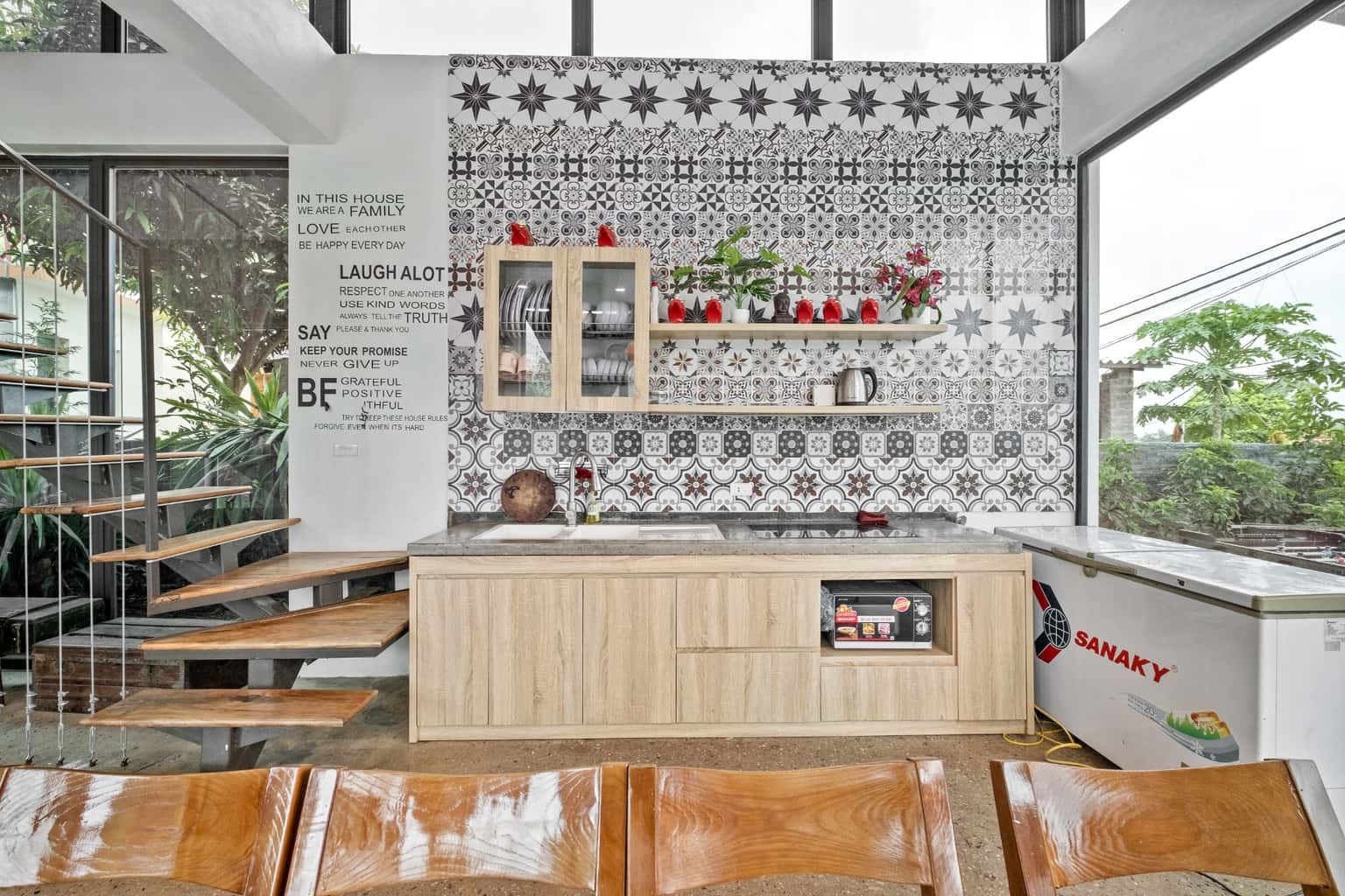 villa nang green filed ba vi