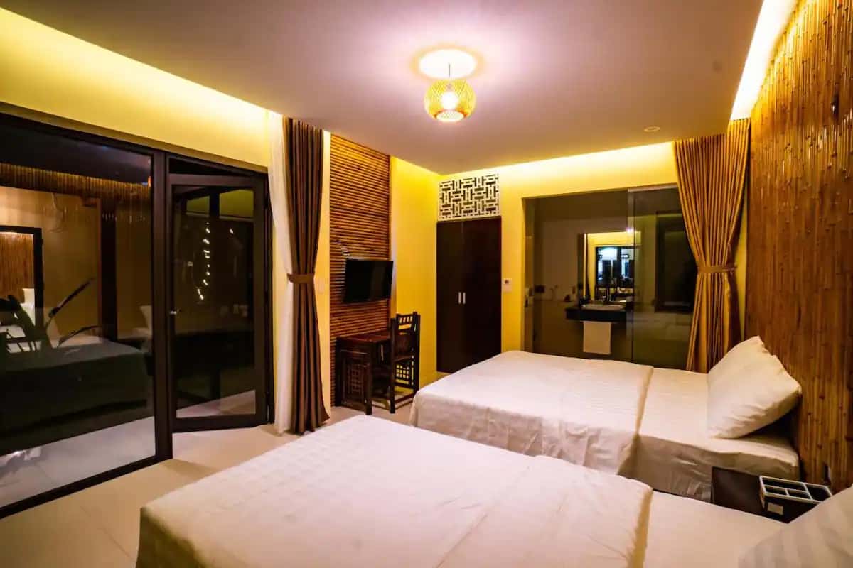 justfly trang an retreat phong 3 nguoi view vuon ninh binh