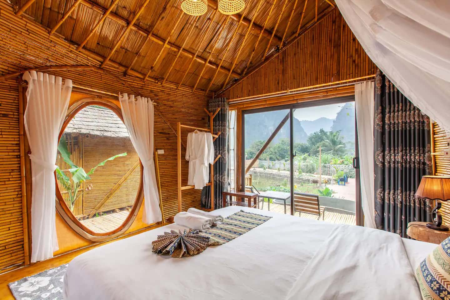 justfly trang an lamia bungalow bamboo bungalow ninh binh