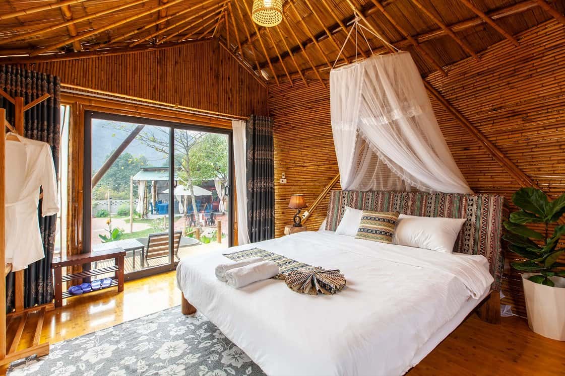 justfly trang an lamia bungalow bamboo bungalow ninh binh