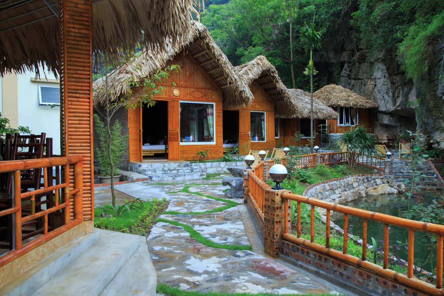 justfly trang an mountain house bungalow superior ninh binh