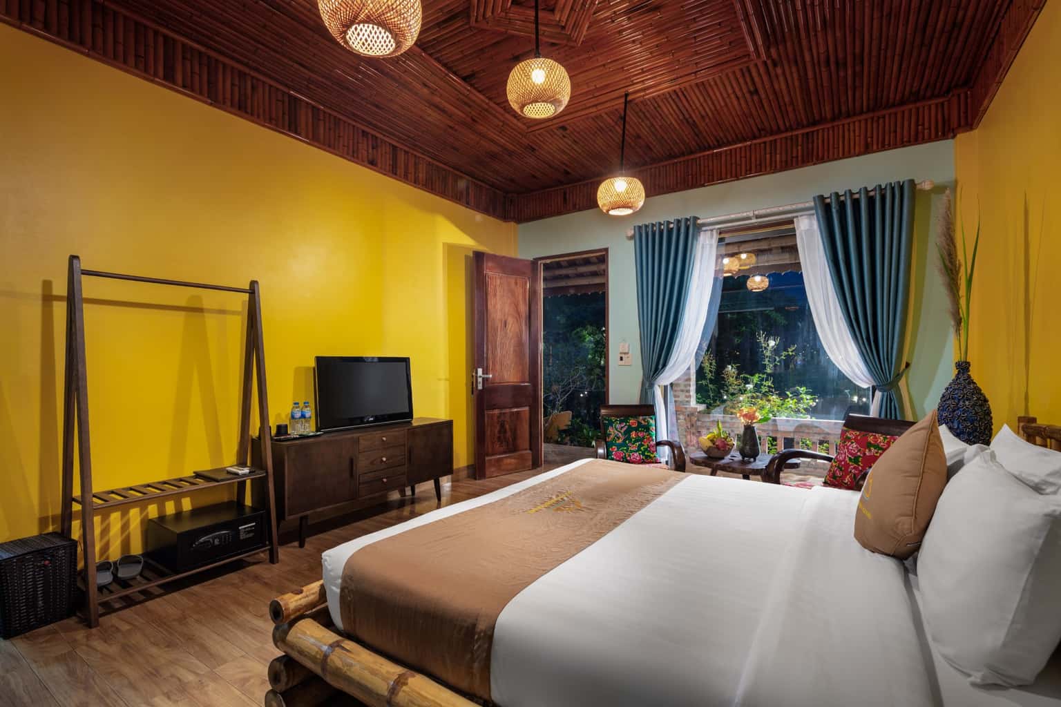 justfly ans eco garden deluxe garden view double ninh binh