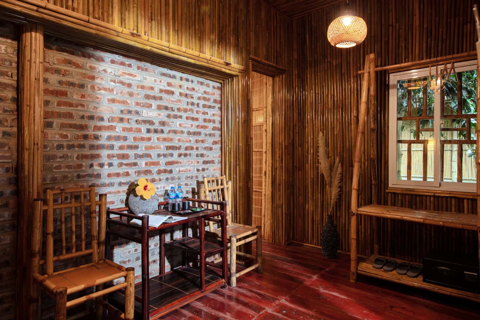 justfly bungalow lake view twin ans eco garden ninh binh