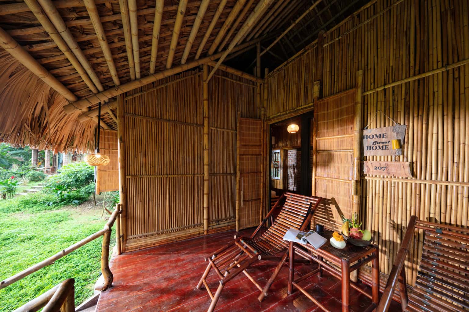 justfly bungalow lake view twin ans eco garden ninh binh