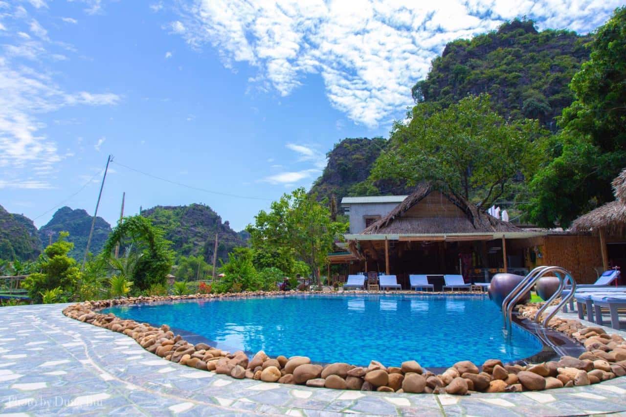 bungalow view vuon green mountain homestay ninh binh