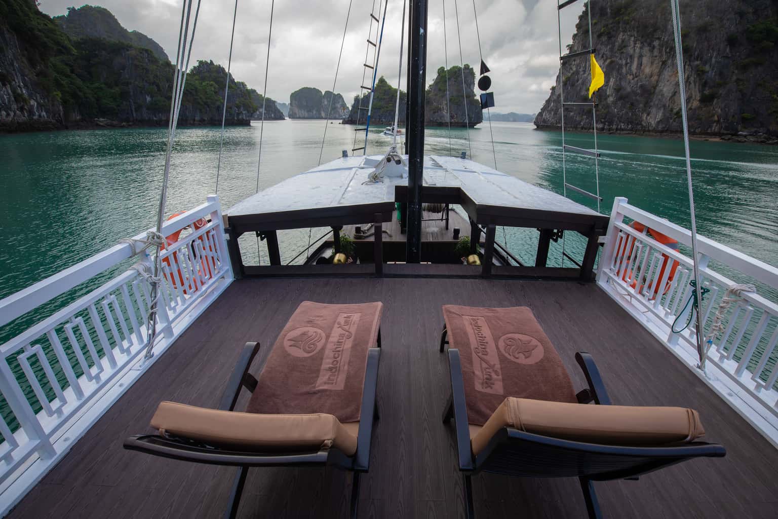 l'amour junk private charter indochina junk cruise ha long bay