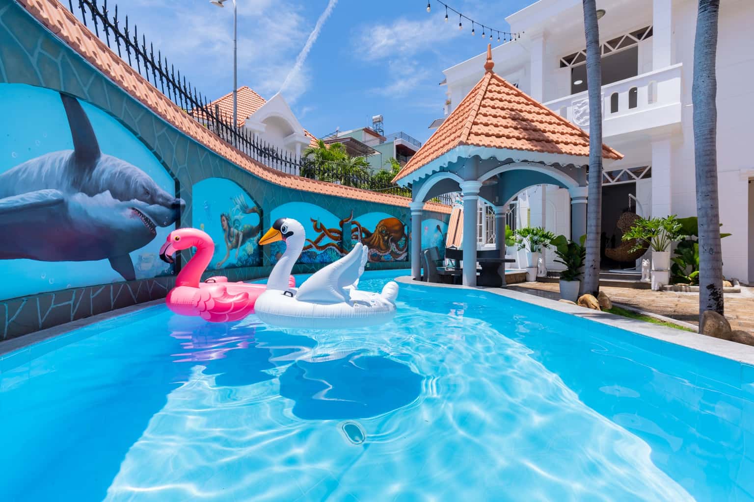 Bể bơi riêng 45m2