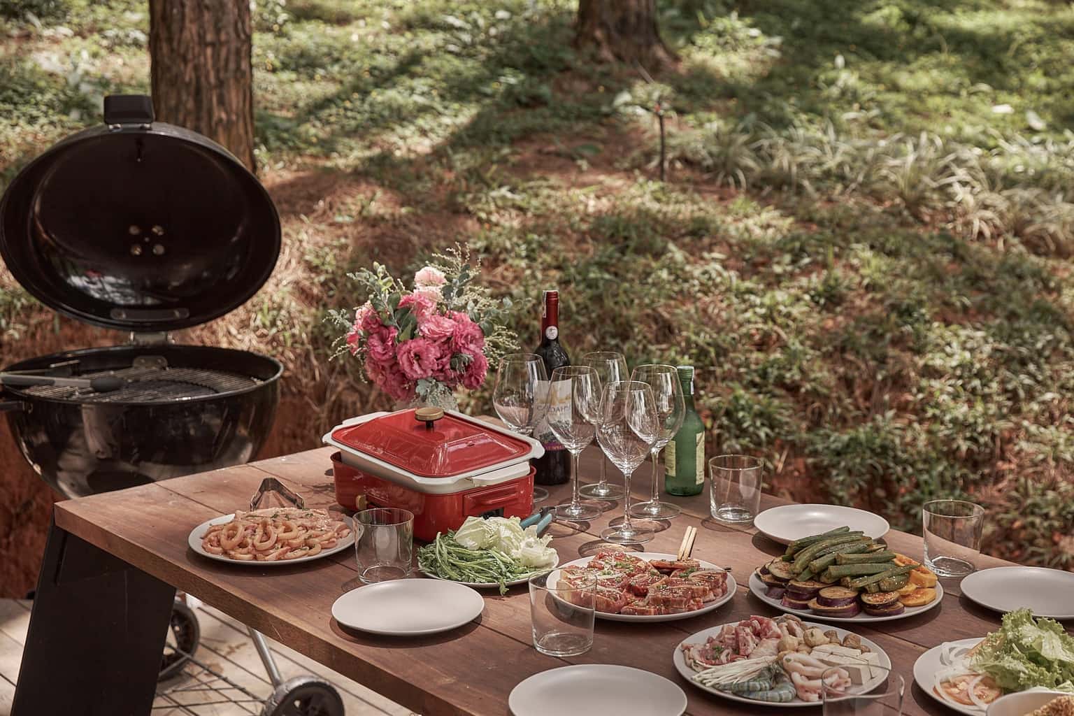 BBQ area