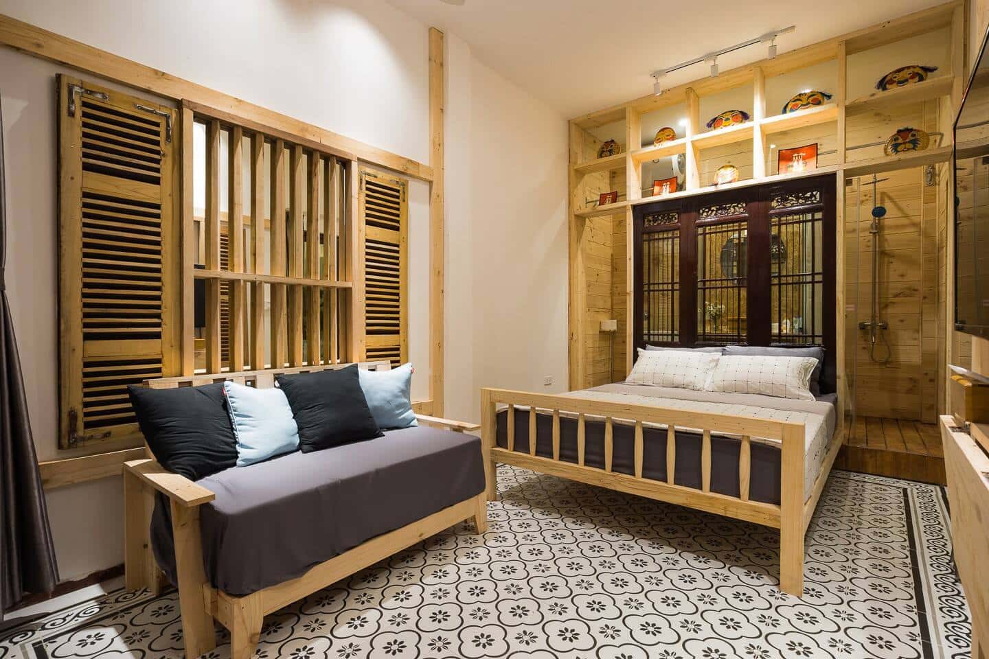 justfly lakeside room le thai to lotus homestay ha noi
