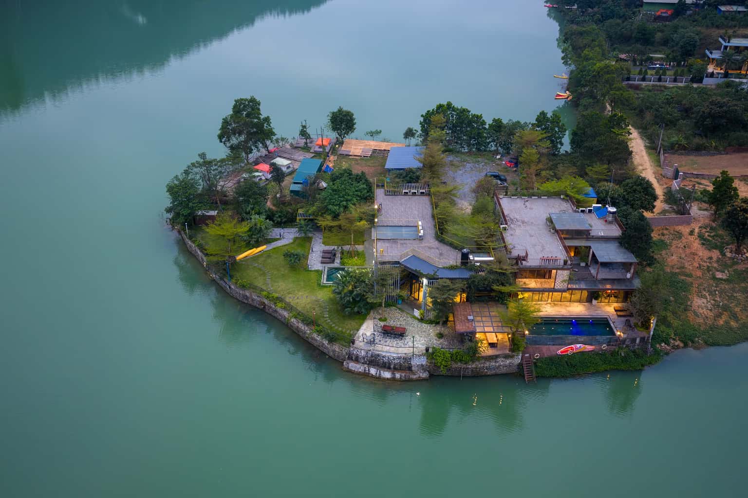 Island House 2 (Một Homestay) tại hồ Đồng Đò, Sóc Sơn — ảnh 2
