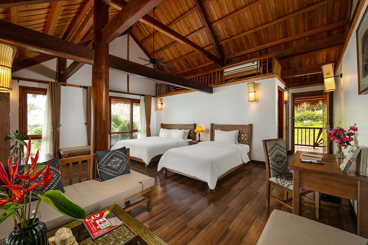 Phòng Family Suite 65 m2 (Mai Chau Hideaway), Hòa Bình — ảnh 27
