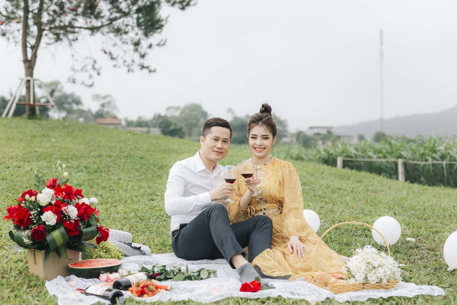 goc chup checkin bungalow tan view ba vi ha noi