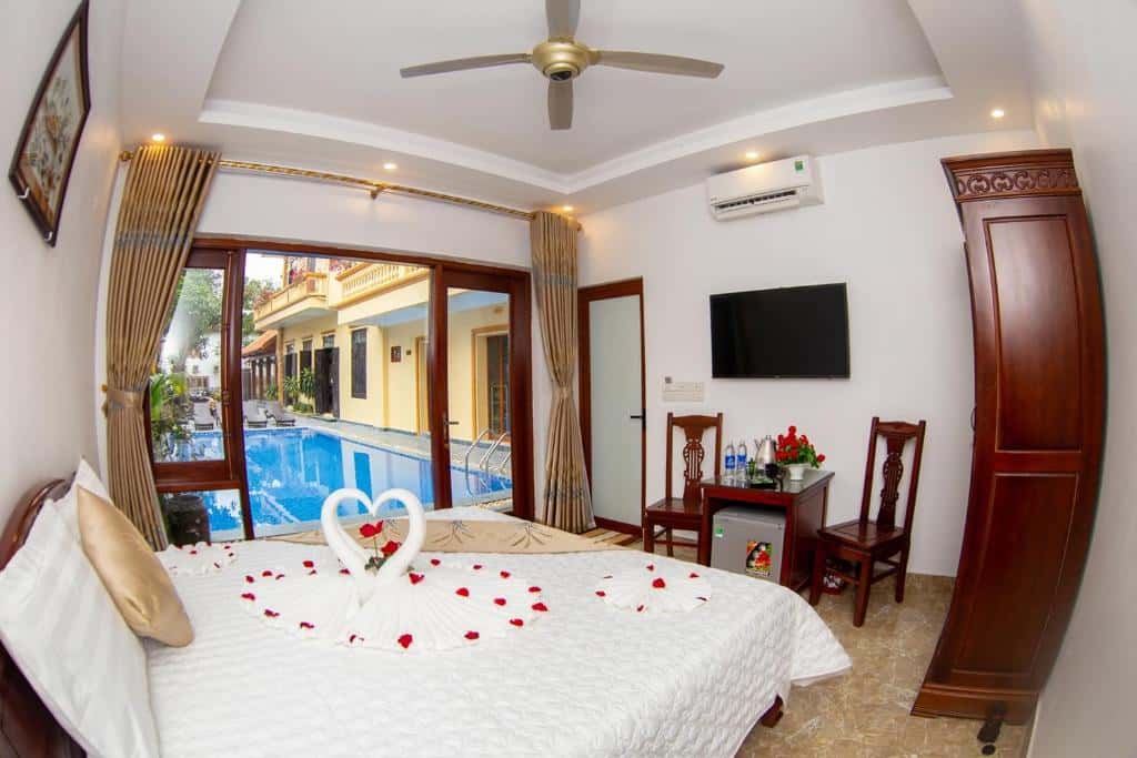 phong deluxe double view be boi lys homestay ninh binh