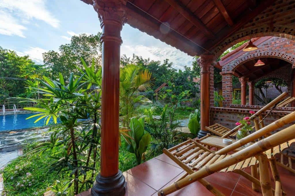 justfly triple pool view ninh binh family homestay ninh binh