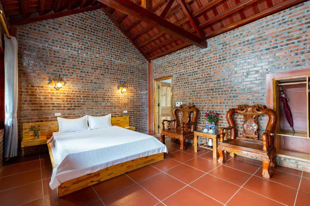 justfly deluxe bungalow poolside ninh binh family homestay ninh binh