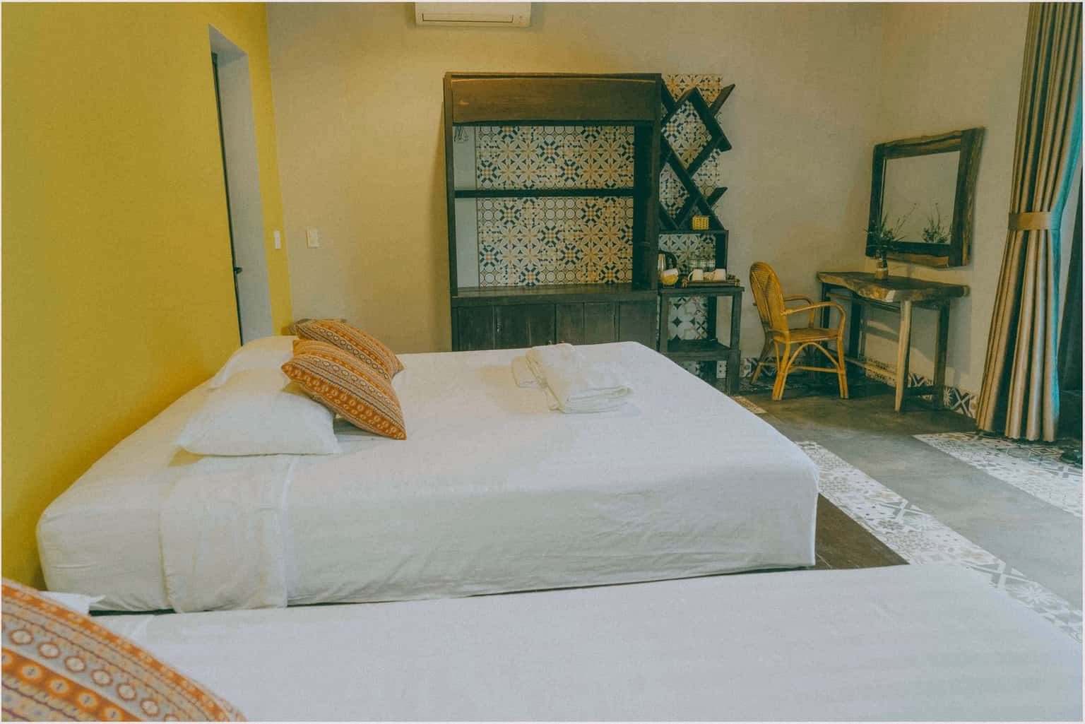 justfly triple garden view room trang an ecolodge ninh binh