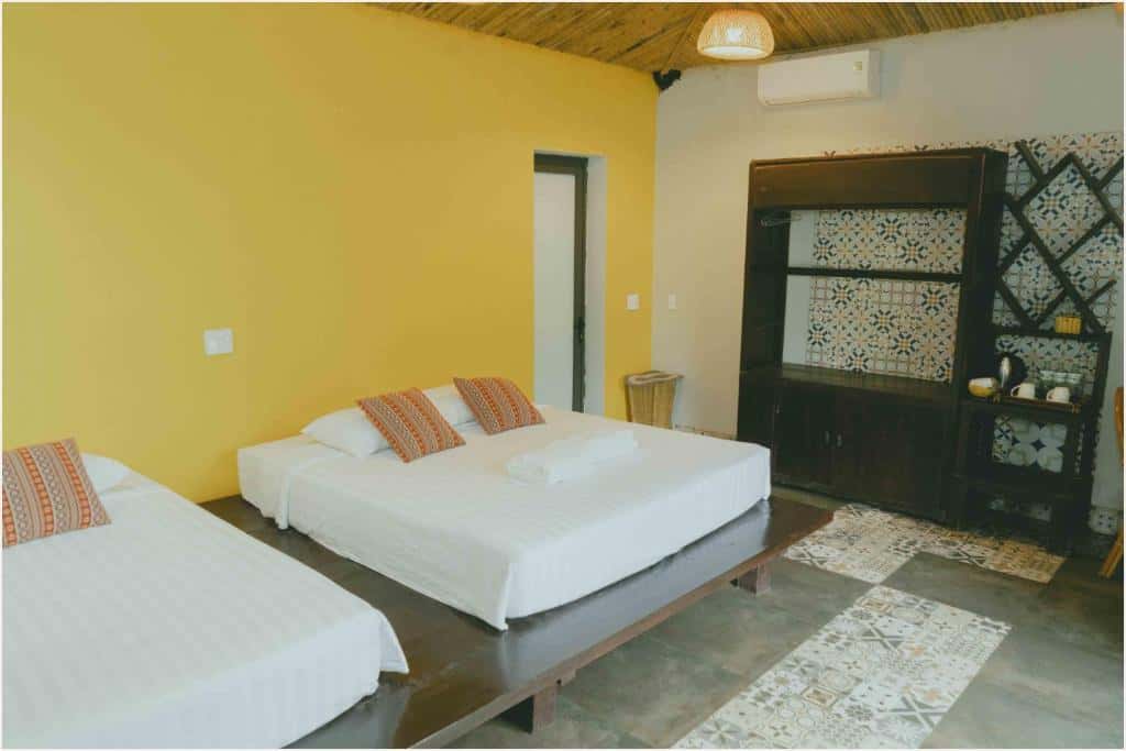 justfly triple garden view room trang an ecolodge ninh binh