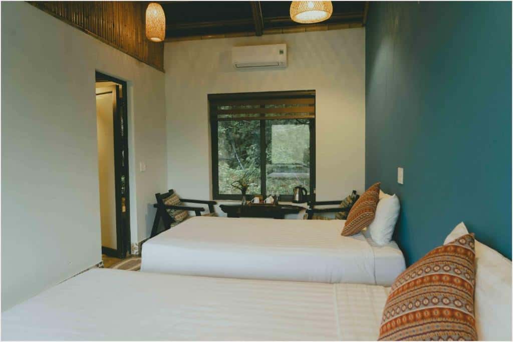 justfly triple mountain view room trang an ecolodge ninh binh 