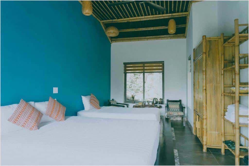 justfly triple balcony room trang an ecolodge ninh binh