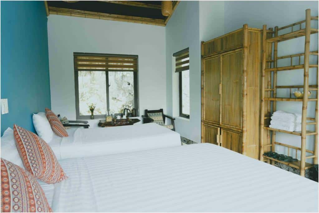 justfly triple balcony room trang an ecolodge ninh binh