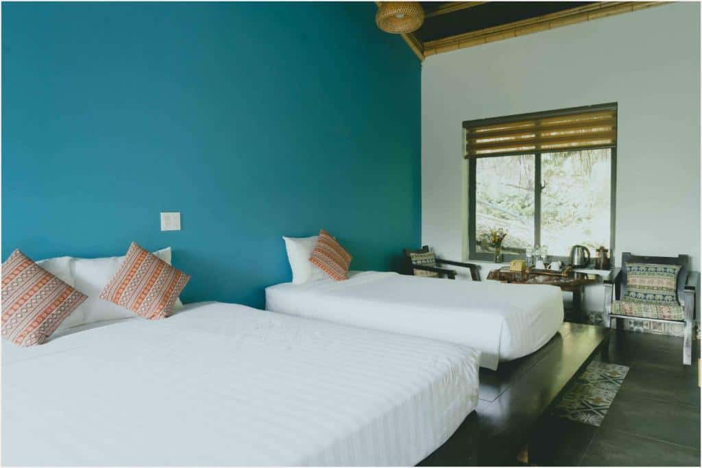 justfly triple balcony room trang an ecolodge ninh binh