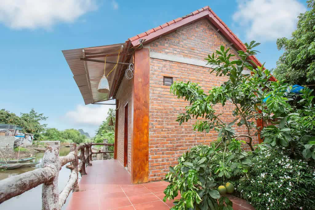 justfly bungalow view song anh huong homestay