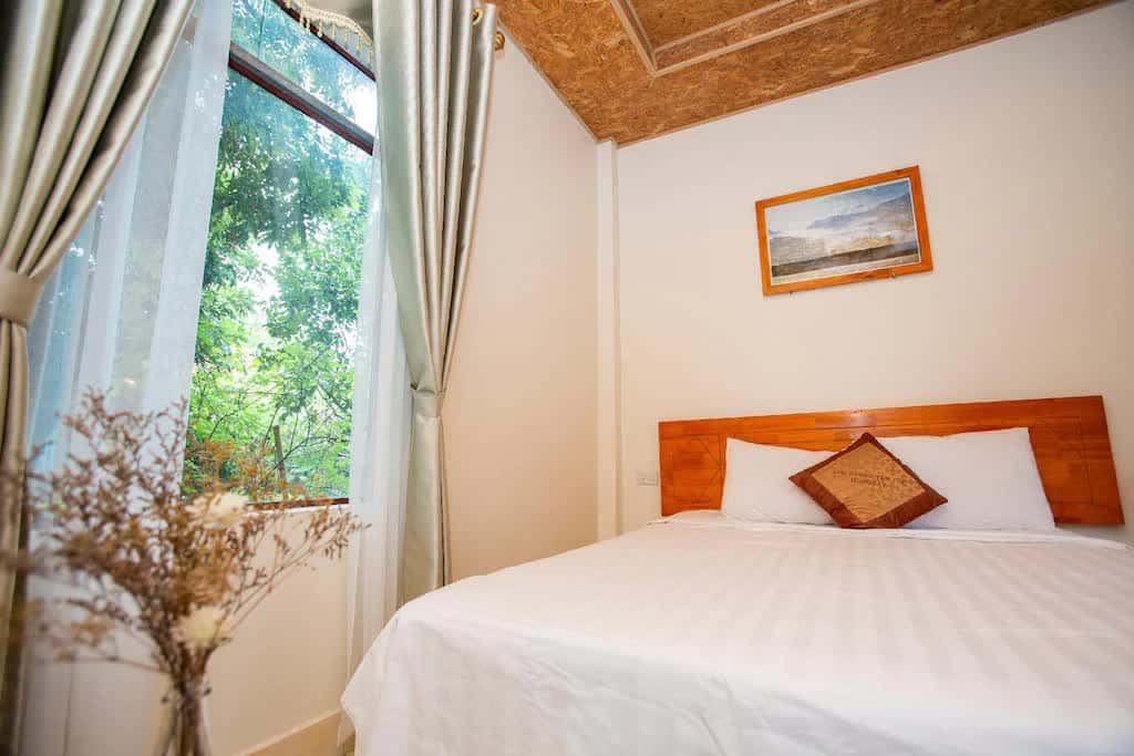 justfly bungalow view song anh huong homestay