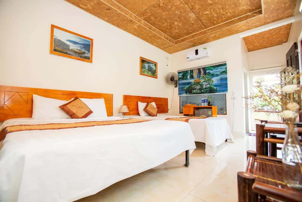 justfly bungalow view song anh huong homestay