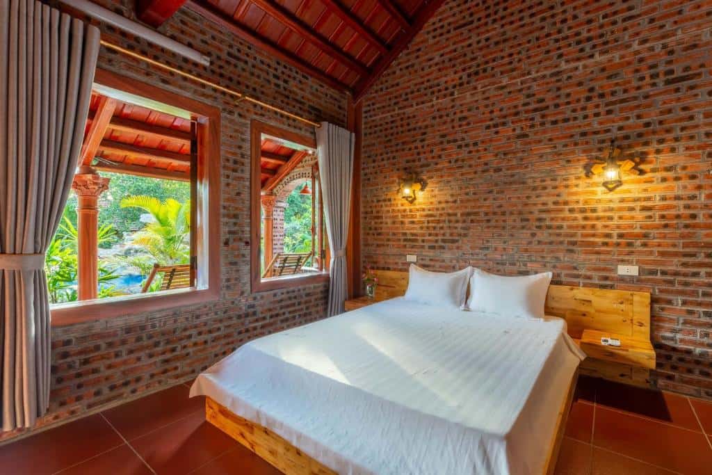 deluxe bungalow garden view ninh binh family homestay