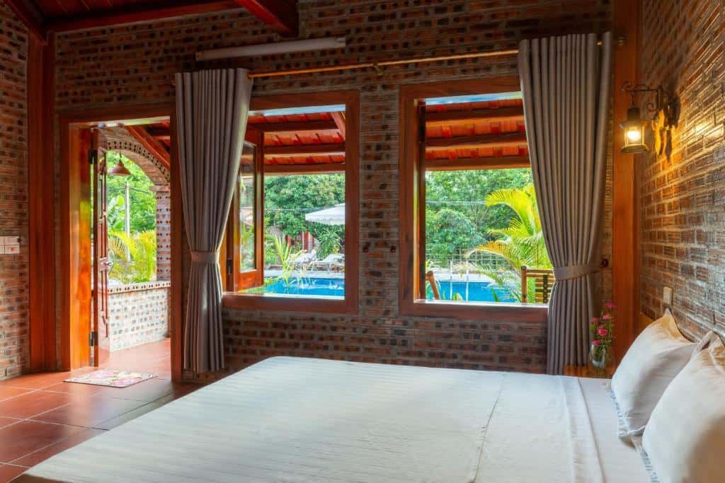 deluxe bungalow garden view ninh binh family homestay