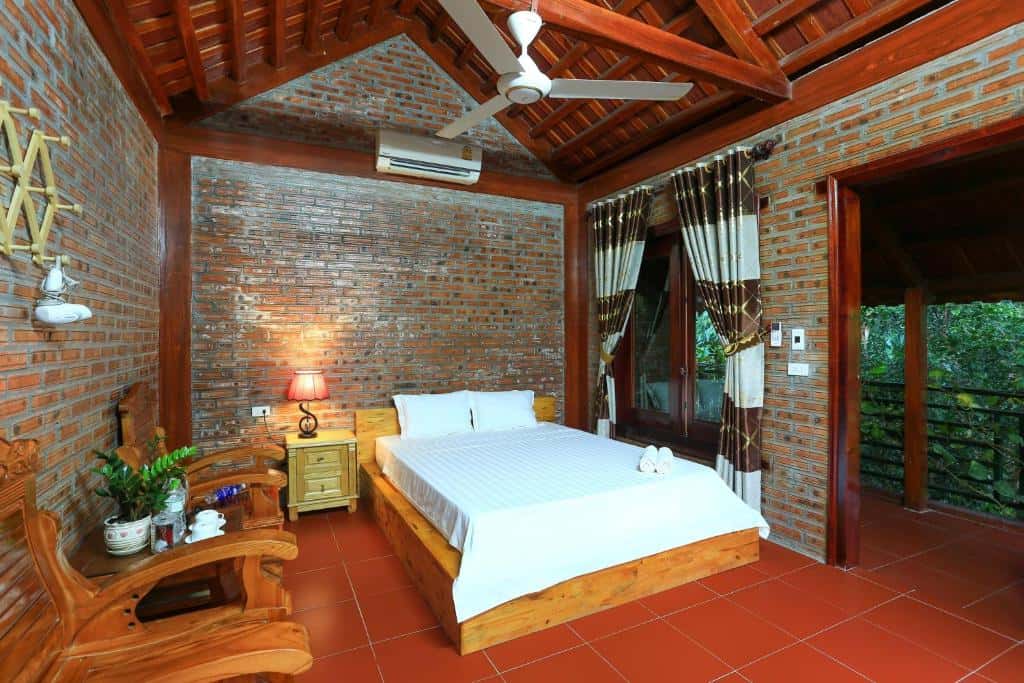 deluxe bungalow garden view ninh binh family homestay